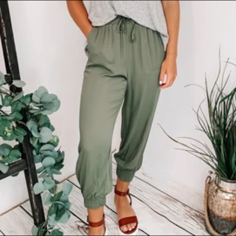 Mendocino Army Green Joggers